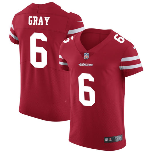 Danny Gray San Francisco 49ers Nike Vapor Untouchable Elite Jersey - Scarlet