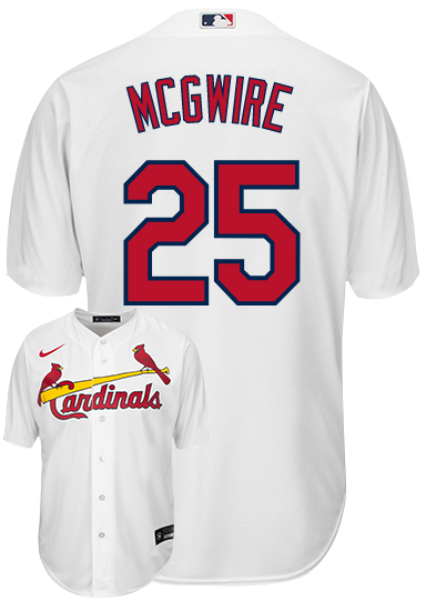 Mark McGwire Youth Jersey - St Louis Cardinals Replica Kids Home Jersey