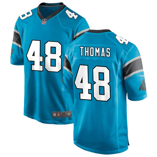 Jordan Thomas Carolina Panthers Nike Alternate Game Jersey - Blue