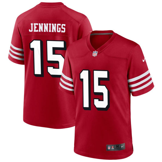 Jauan Jennings San Francisco 49ers Nike Alternate Game Jersey - Scarlet