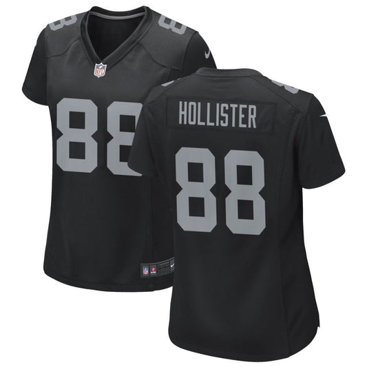 Jacob Hollister Las Vegas Raiders Nike Women's Game Jersey - Black