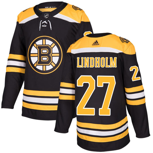 Hampus Lindholm Boston Bruins adidas Authentic Jersey - Black