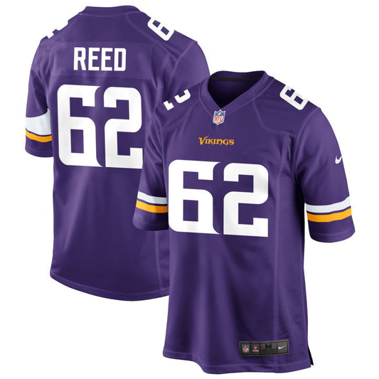 Chris Reed Minnesota Vikings Nike Game Jersey - Purple