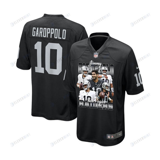 Jimmy Garoppolo 10 Las Vegas Raiders The Golden Arm Game YOUTH Jersey - Black