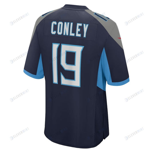 Chris Conley 19 Tennessee Titans Home Game Player Jersey - Navy