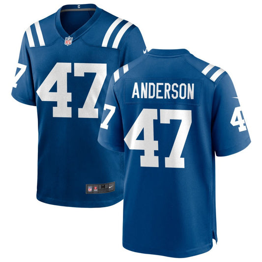 Liam Anderson Nike Indianapolis Colts Game Jersey - Royal