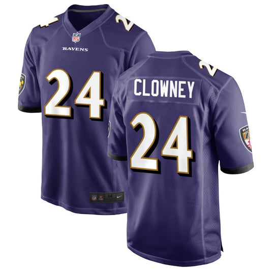 Jadeveon Clowney Baltimore Ravens Nike Game Jersey - Purple