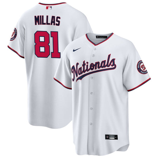 Drew Millas Washington Nationals Nike Youth Replica Jersey - White