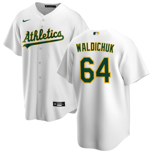 Ken Waldichuk Oakland Athletics Nike Home Replica Jersey - White