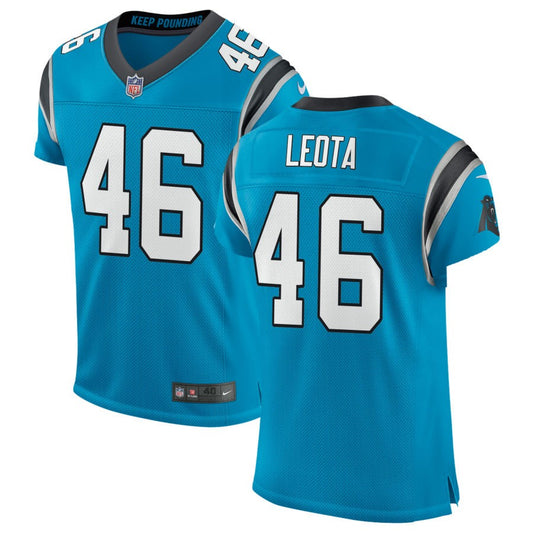 Eku Leota Carolina Panthers Nike Classic Elite Jersey - Blue
