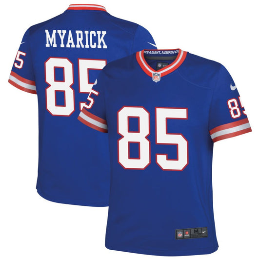 Chris Myarick New York Giants Nike Youth Classic Game Jersey - Royal