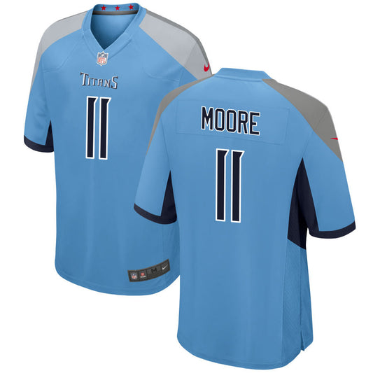 Chris Moore Tennessee Titans Nike Alternate Game Jersey - Light Blue