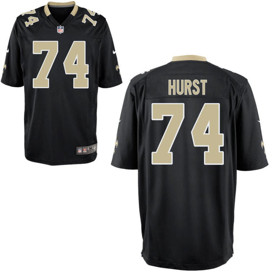 James Hurst New Orleans Saints Nike Youth Game Jersey - Black