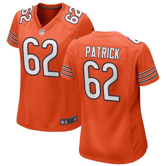 Lucas Patrick Chicago Bears Nike Women's Alternate Game Jersey - Orange