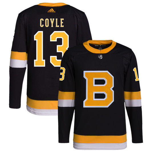 Charlie Coyle Boston Bruins adidas Alternate Primegreen Authentic Pro Jersey - Black