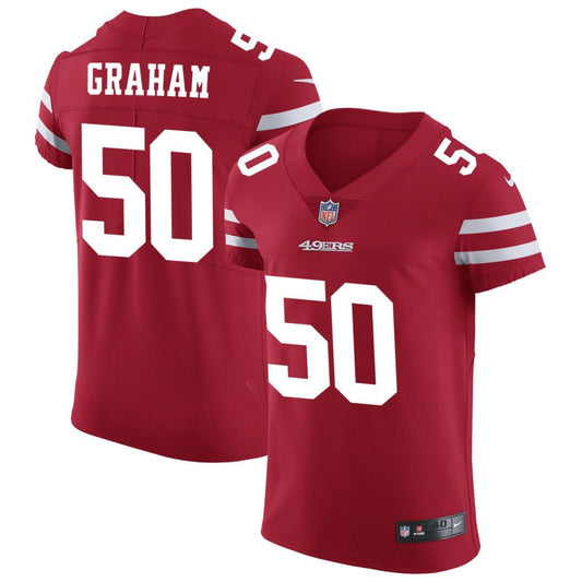 Jalen Graham San Francisco 49ers Nike Vapor Untouchable Elite Jersey - Scarlet