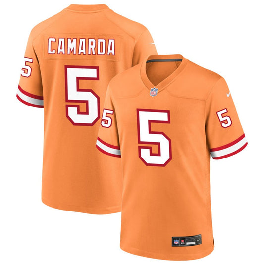 Jake Camarda Tampa Bay Buccaneers Nike Throwback Game Jersey - Orange