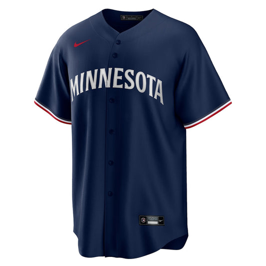 Men's Jorge Polanco Nike Twins Alternate Replica Jersey - Navy