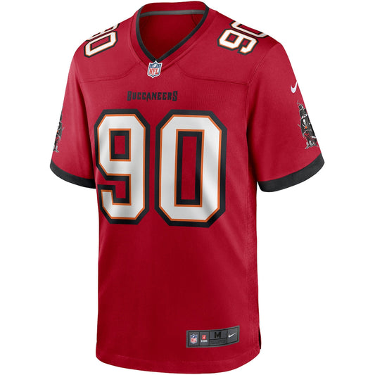 Men's Jason Pierre-Paul Nike Buccaneers Throwback Game Jersey - Red
