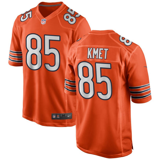 Cole Kmet Chicago Bears Nike Alternate Game Jersey - Orange