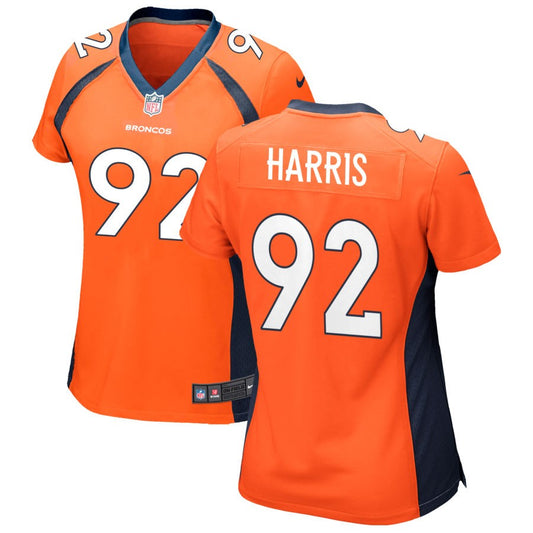 Jonathan Harris Denver Broncos Nike Women's Game Jersey - Orange