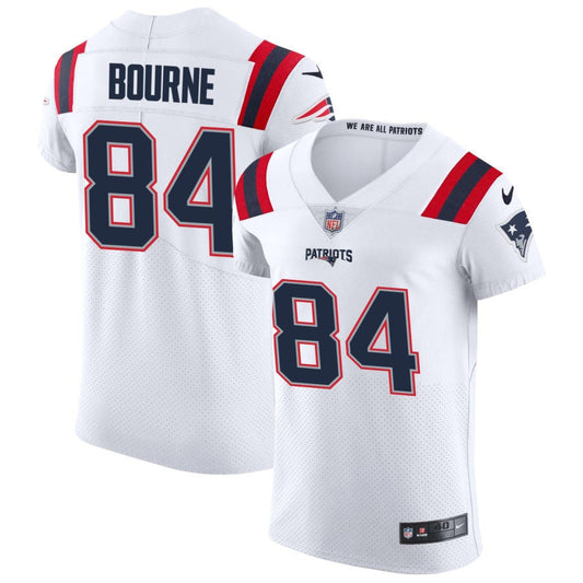 Kendrick Bourne New England Patriots Nike Vapor Elite Jersey - White