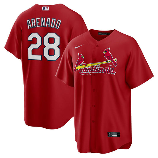 Men's Nolan Arenado St. Louis Cardinals Red Alternate Replica Team Jersey
