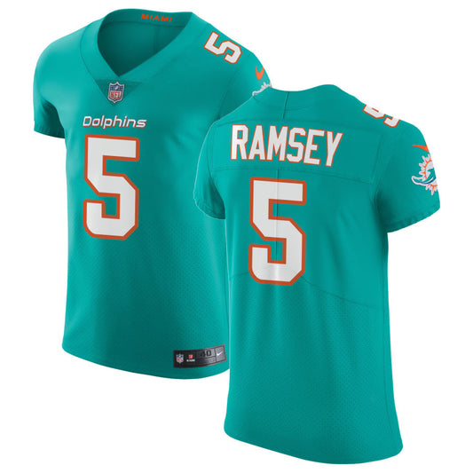 Jalen Ramsey Miami Dolphins Nike Vapor Untouchable Elite Jersey - Aqua