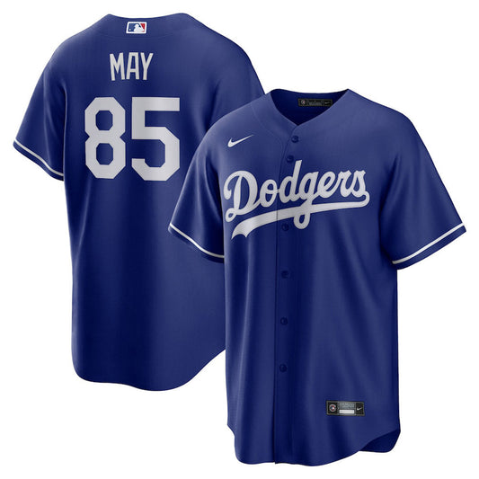 Men's Los Angeles Dodgers Dustin May Cool Base Replica Alternate Jersey - Royal