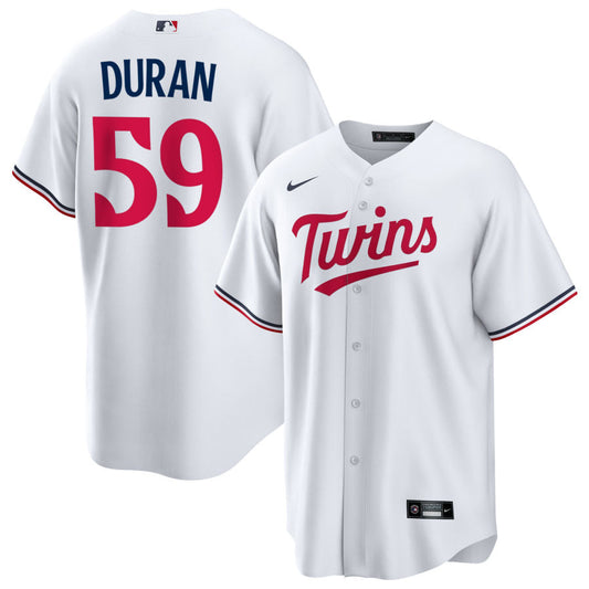 Jhoan Duran Minnesota Twins Nike Youth Home Replica Jersey - White