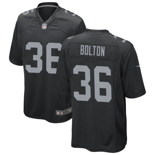 Curtis Bolton Las Vegas Raiders Nike Game Jersey - Black