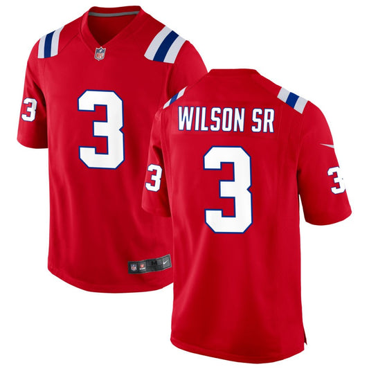 Mack Wilson Sr New England Patriots Nike Alternate Jersey - Red