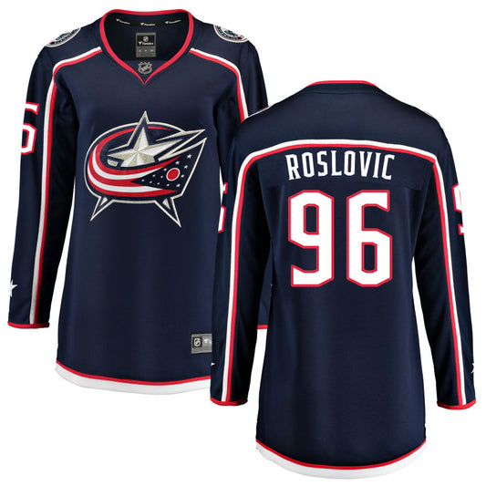 Jack Roslovic Columbus Blue Jackets Fanatics Branded Women's Home Breakaway Jersey - Navy