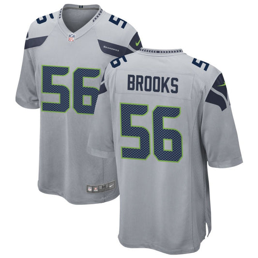Jordyn Brooks Seattle Seahawks Nike Youth Game Jersey - Gray