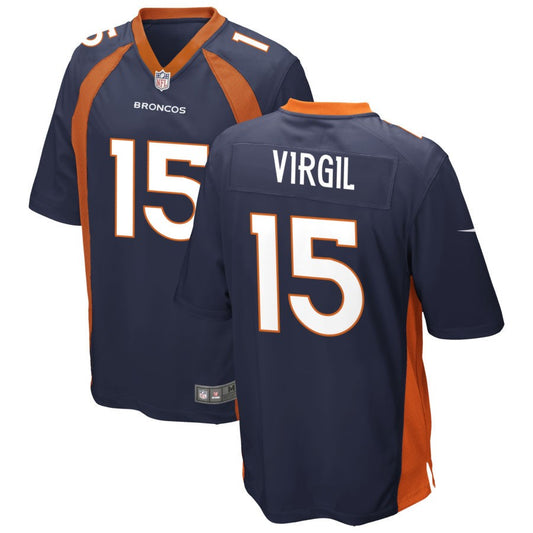 Jalen Virgil Denver Broncos Nike Youth Game Jersey - Navy