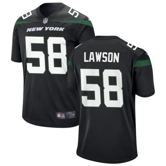 Carl Lawson New York Jets Nike Youth Game Jersey - Black