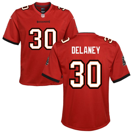 Dee Delaney Nike Tampa Bay Buccaneers Youth Game Jersey - Red