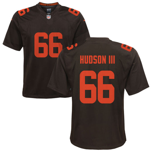 James Hudson III Cleveland Browns Nike Youth Alternate Game Jersey - Brown