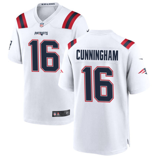 Malik Cunningham New England Patriots Nike Game Jersey - White