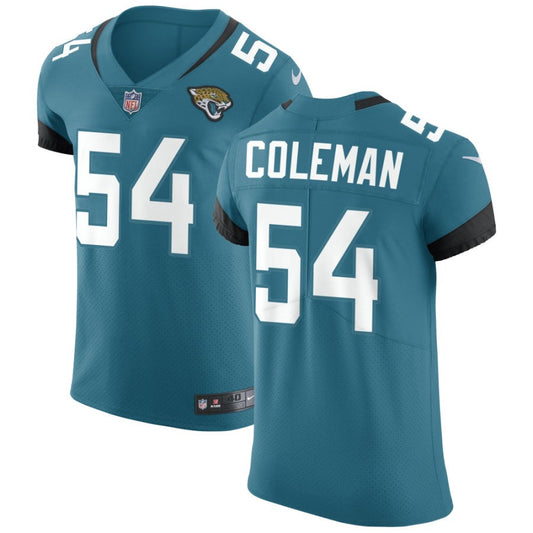 DJ Coleman Jacksonville Jaguars Nike Vapor Untouchable Elite Jersey - Teal