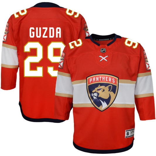 Mack Guzda Florida Panthers Youth Home Premier Jersey - Red