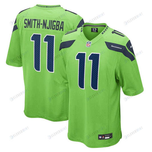 Jaxon Smith-Njigba 11 Seattle Seahawks Men Game Jersey - Neon Green