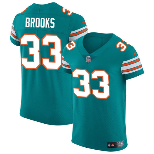 Chris Brooks Miami Dolphins Nike Elite Vapor Untouchable Jersey - Aqua