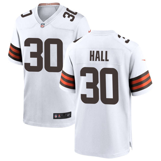 Hassan Hall Cleveland Browns Nike Game Jersey - White