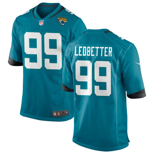 Jeremiah Ledbetter Jacksonville Jaguars Nike Youth Game Jersey - Teal