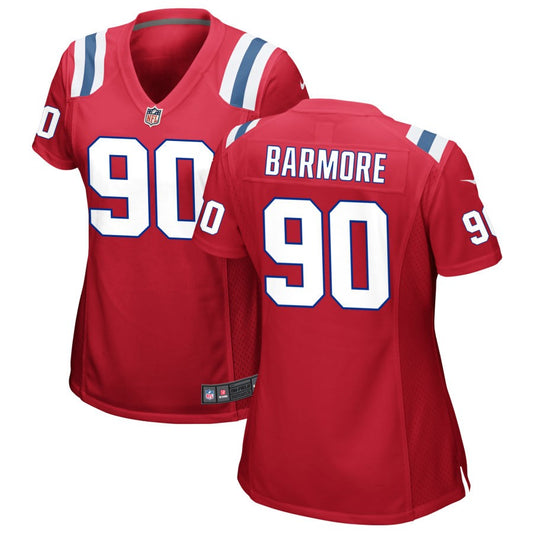 Christian Barmore New England Patriots Nike Women's Alternate Jersey - Red