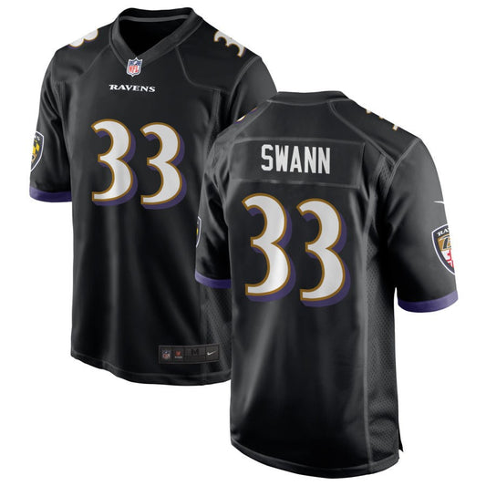 Jordan Swann Baltimore Ravens Nike Youth Game Jersey - Black