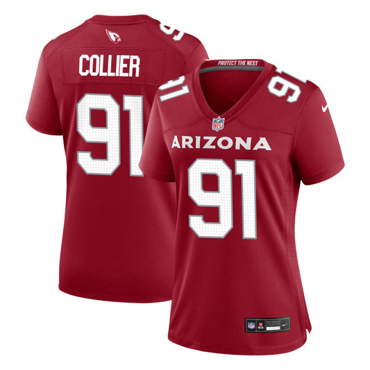 L.J. Collier Arizona Cardinals Nike Women's Game Jersey - Cardinal