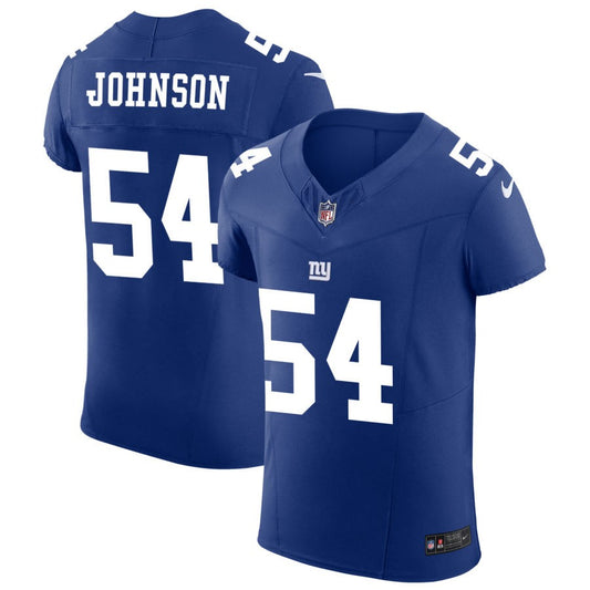 Dyontae Johnson New York Giants Nike Vapor F.U.S.E. Elite Jersey - Royal