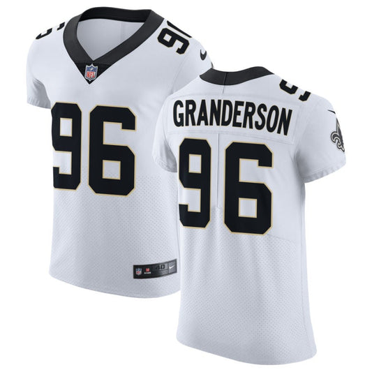 Carl Granderson New Orleans Saints Nike Vapor Untouchable Elite Jersey - White